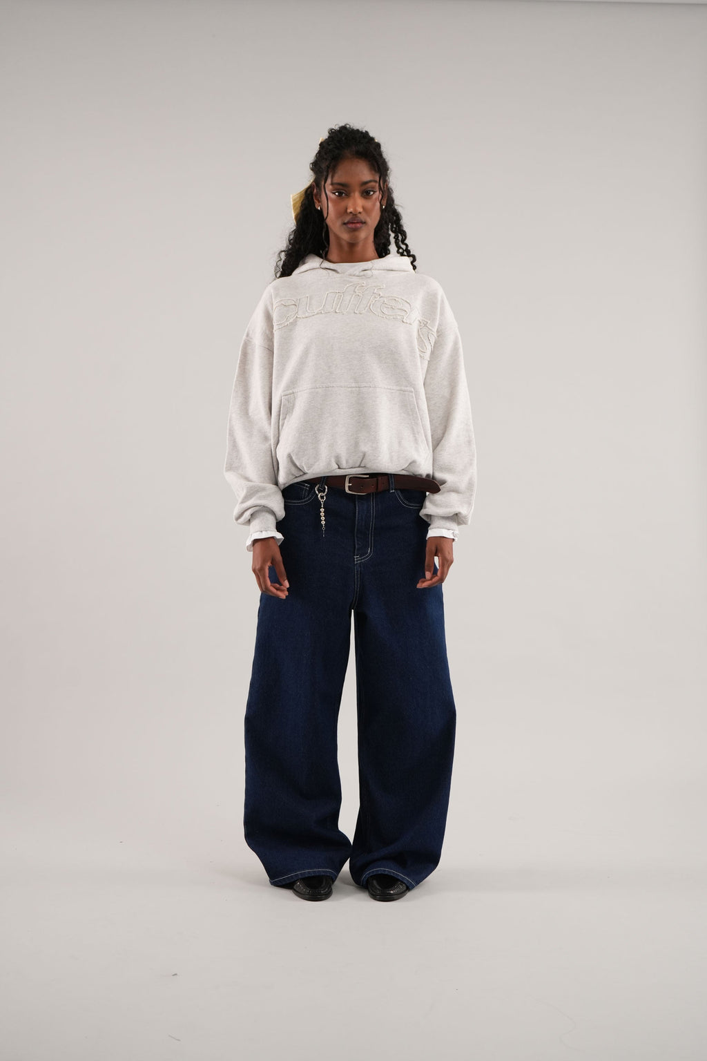 Raw Light Grey Hoodie