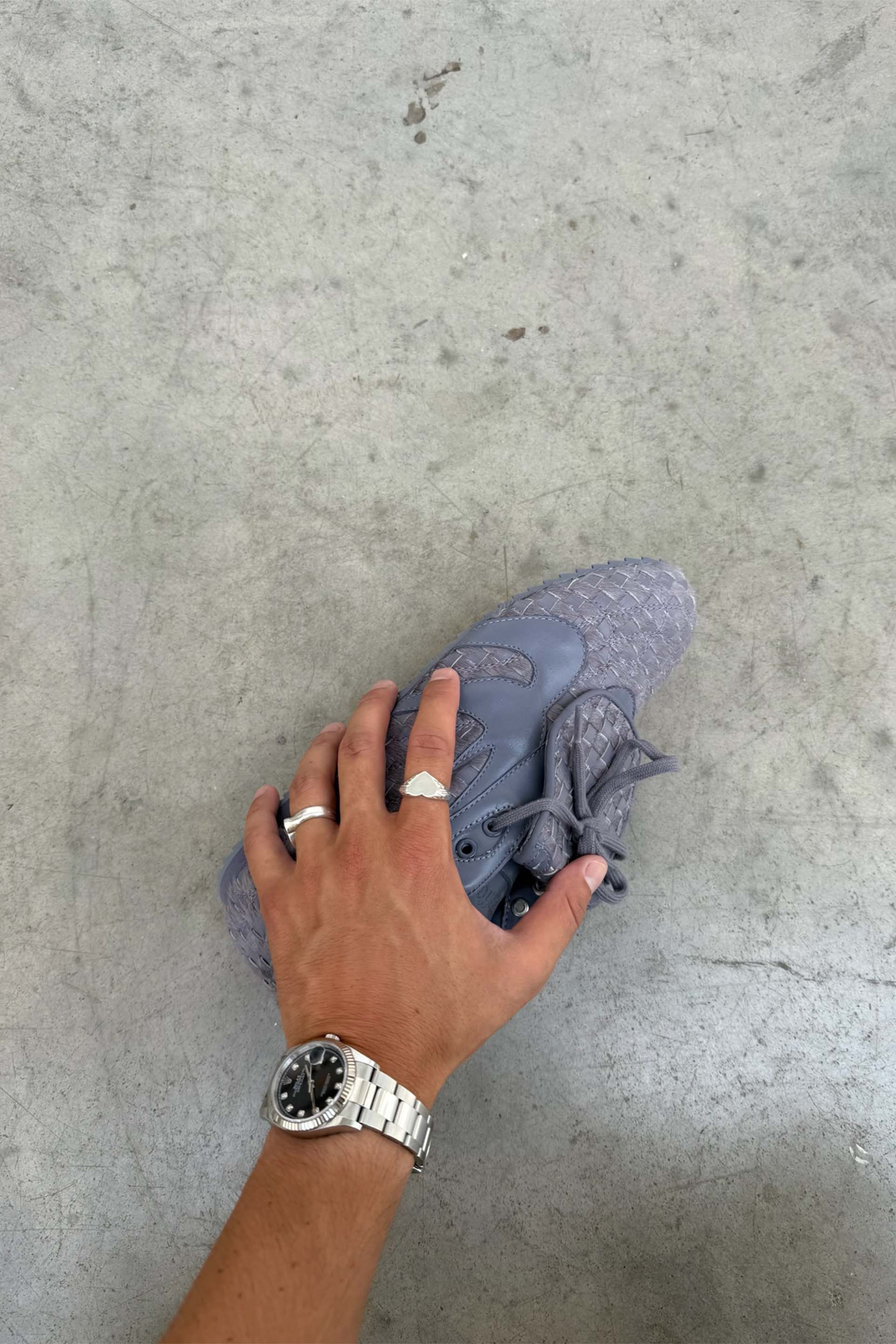 Iconic Braided Purple Sneaker