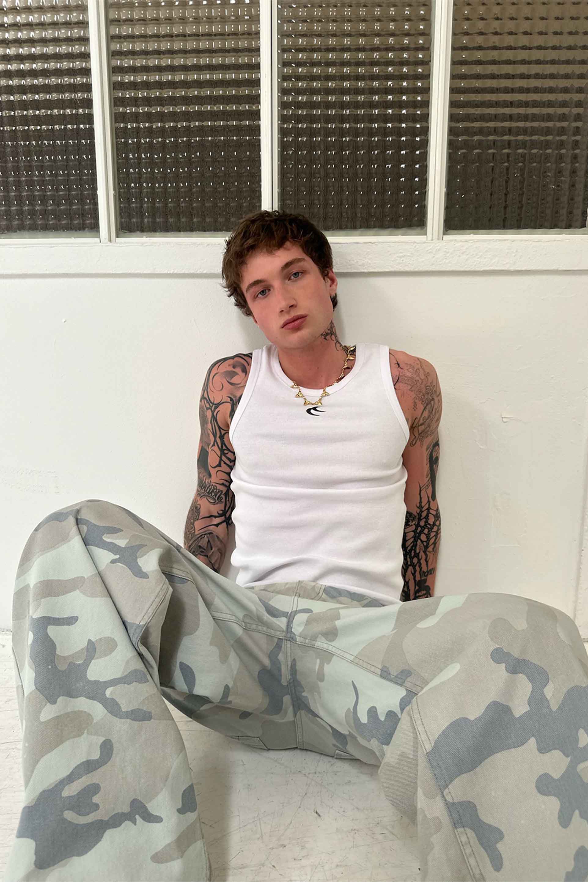 Radiant Light Blue Camo Pants