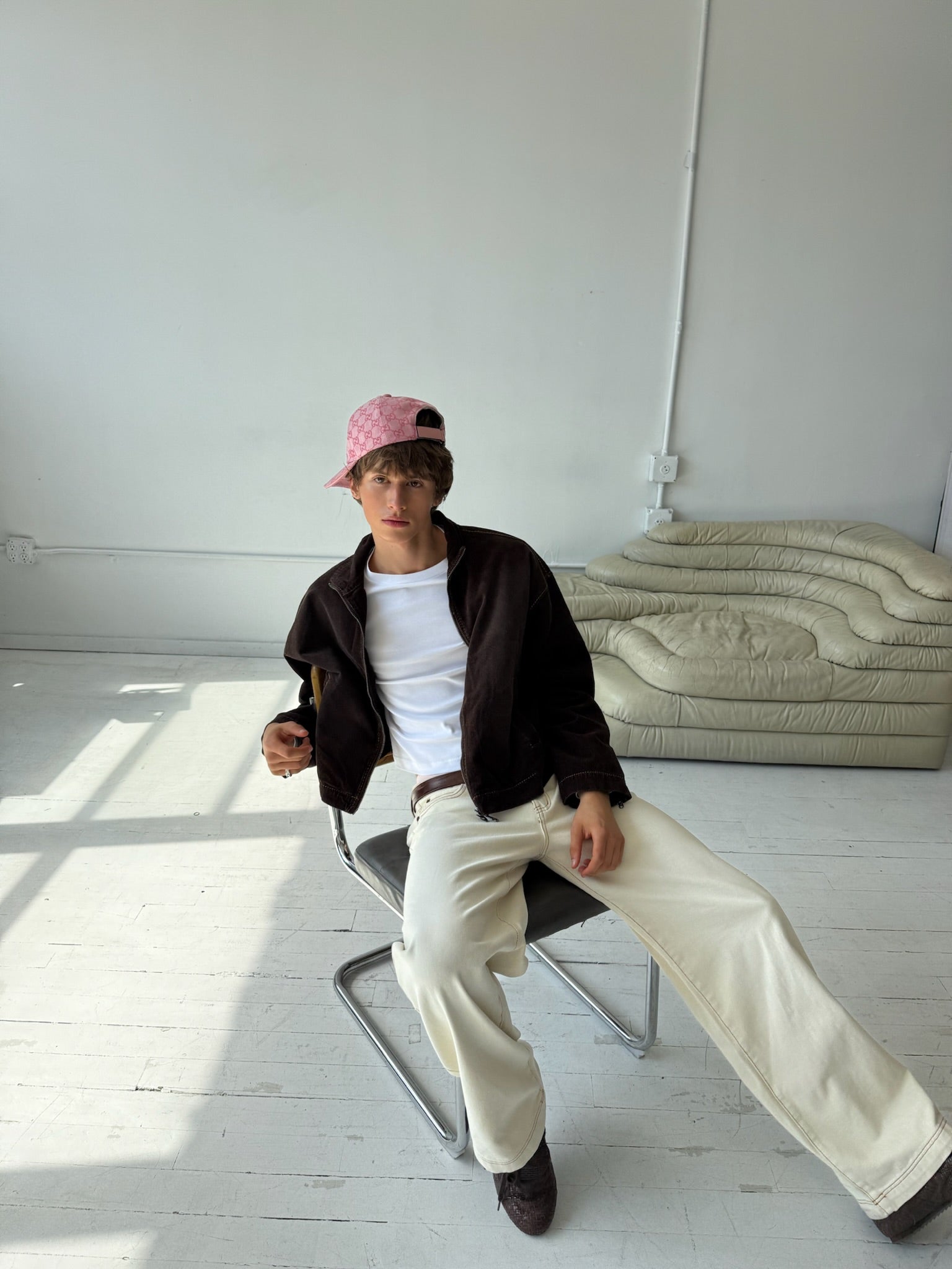 Corduroy Flared Brown Jacket