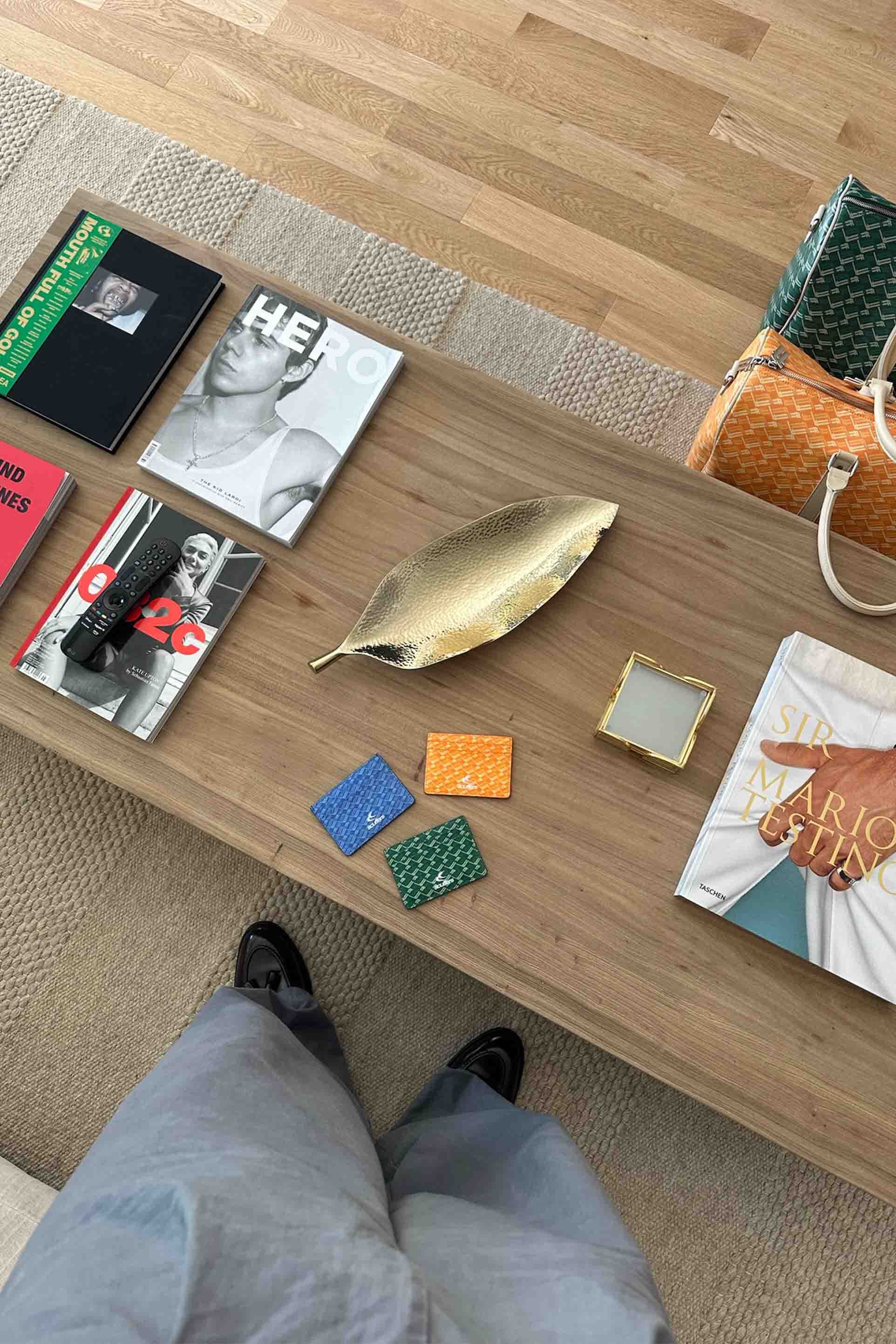 Monogram Green Wallet