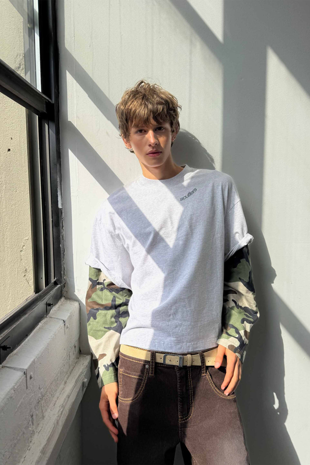 New Kurtis Grey Melange Longsleeve