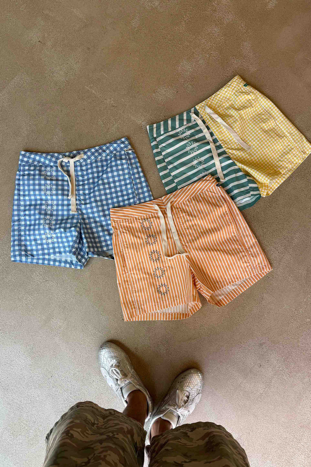 New Ibiza Checkered Blue Swimpants