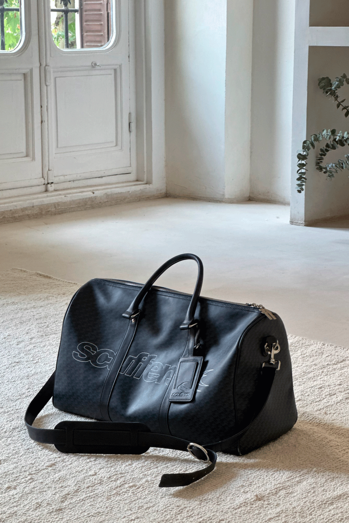 Monogram Navy Duffle Bag