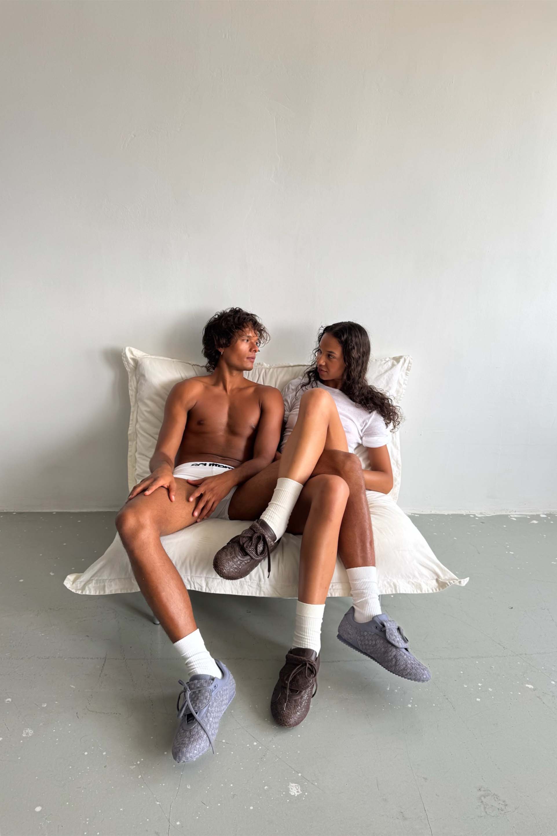 Iconic Braided Purple Sneaker