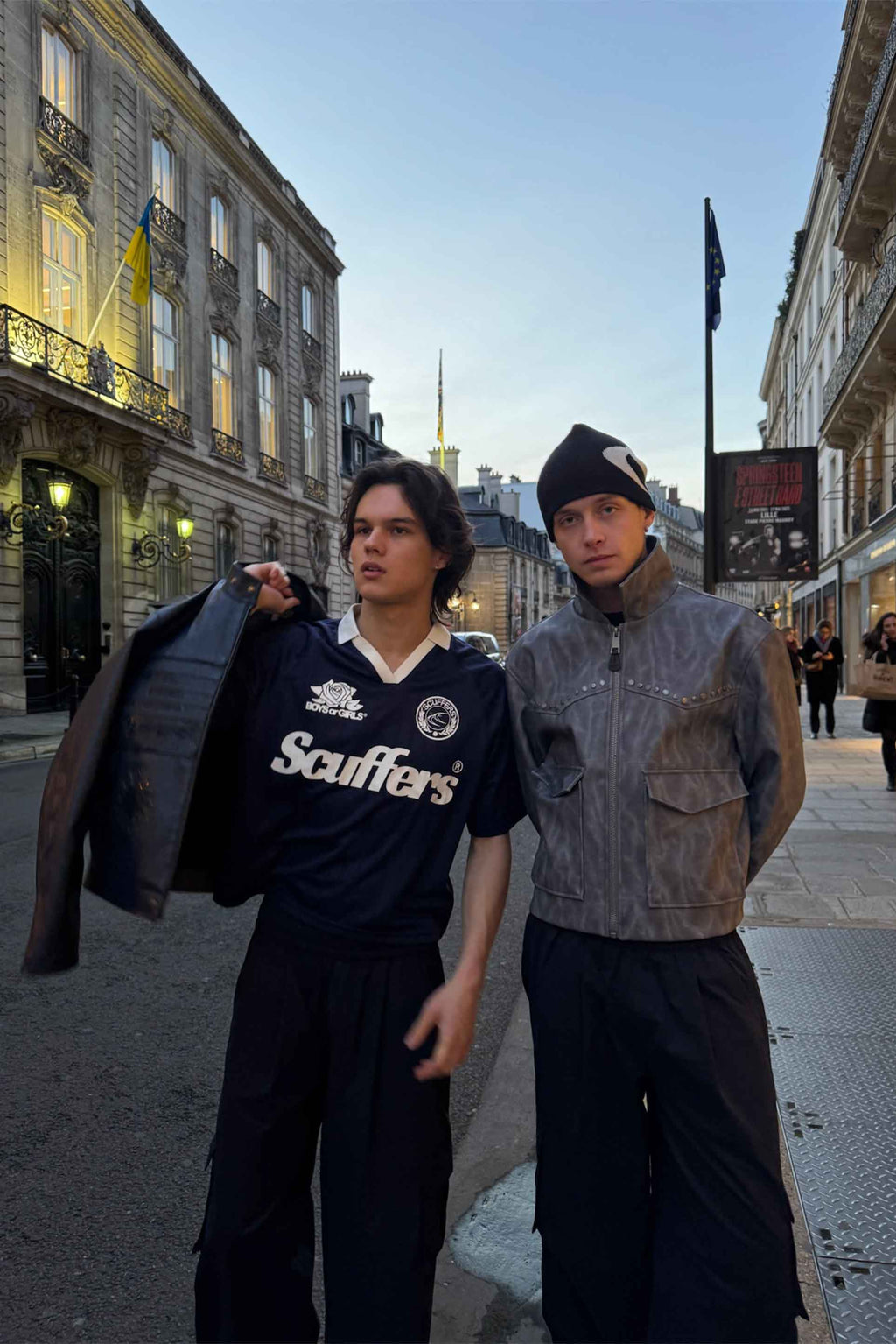 Pearl Navy Football T-Shirt