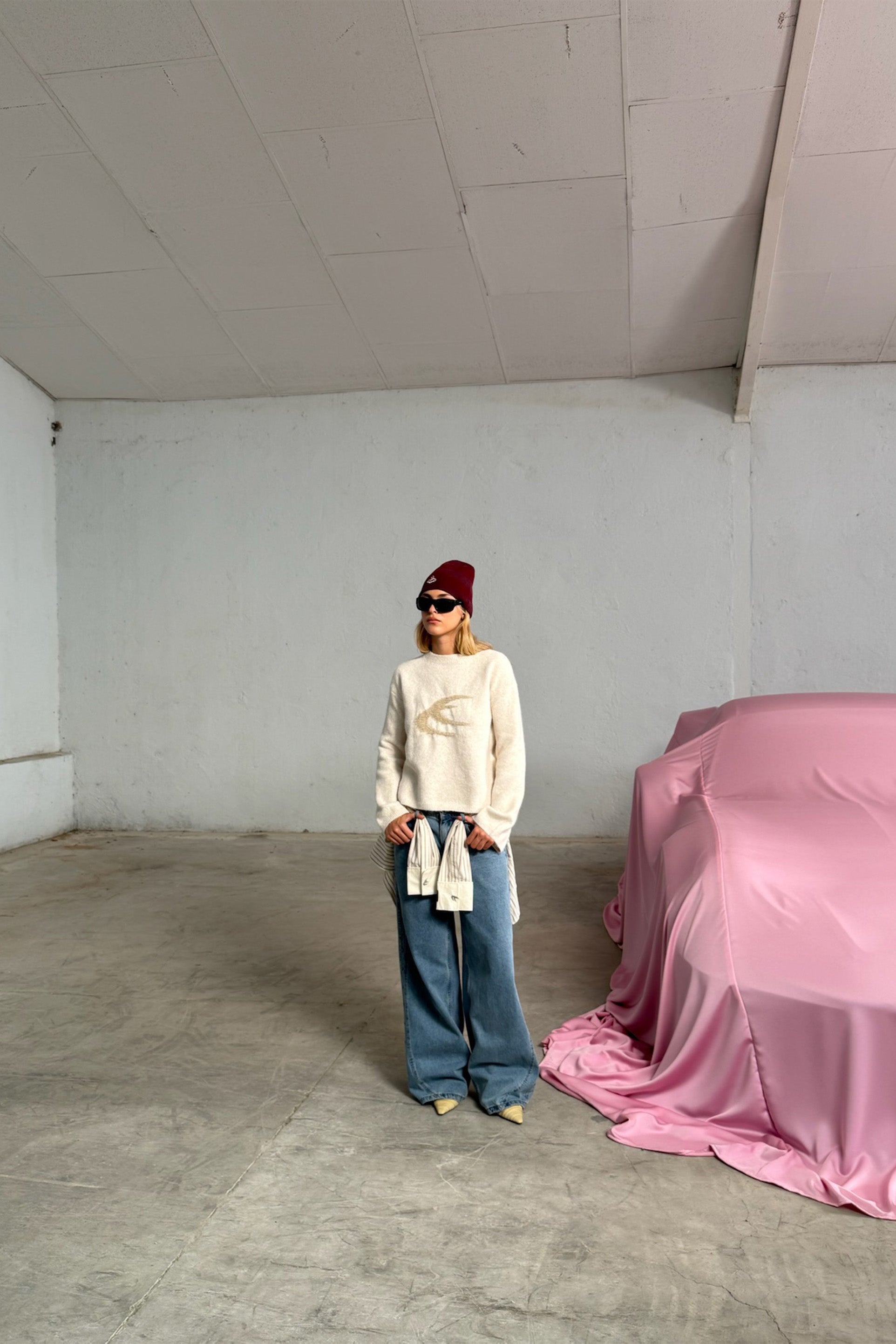 Blend Ecru Knit