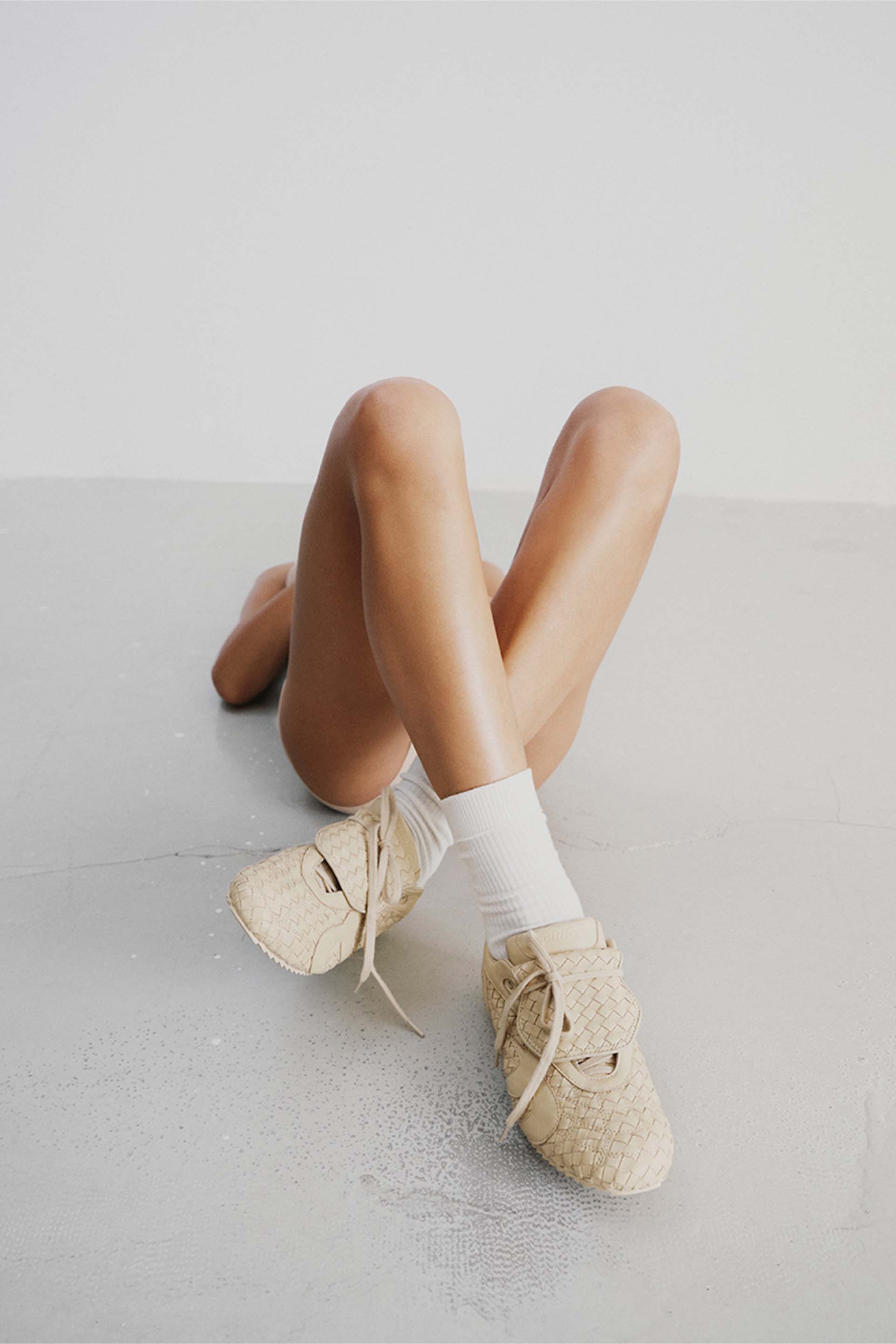 Iconic Braided Beige Sneaker