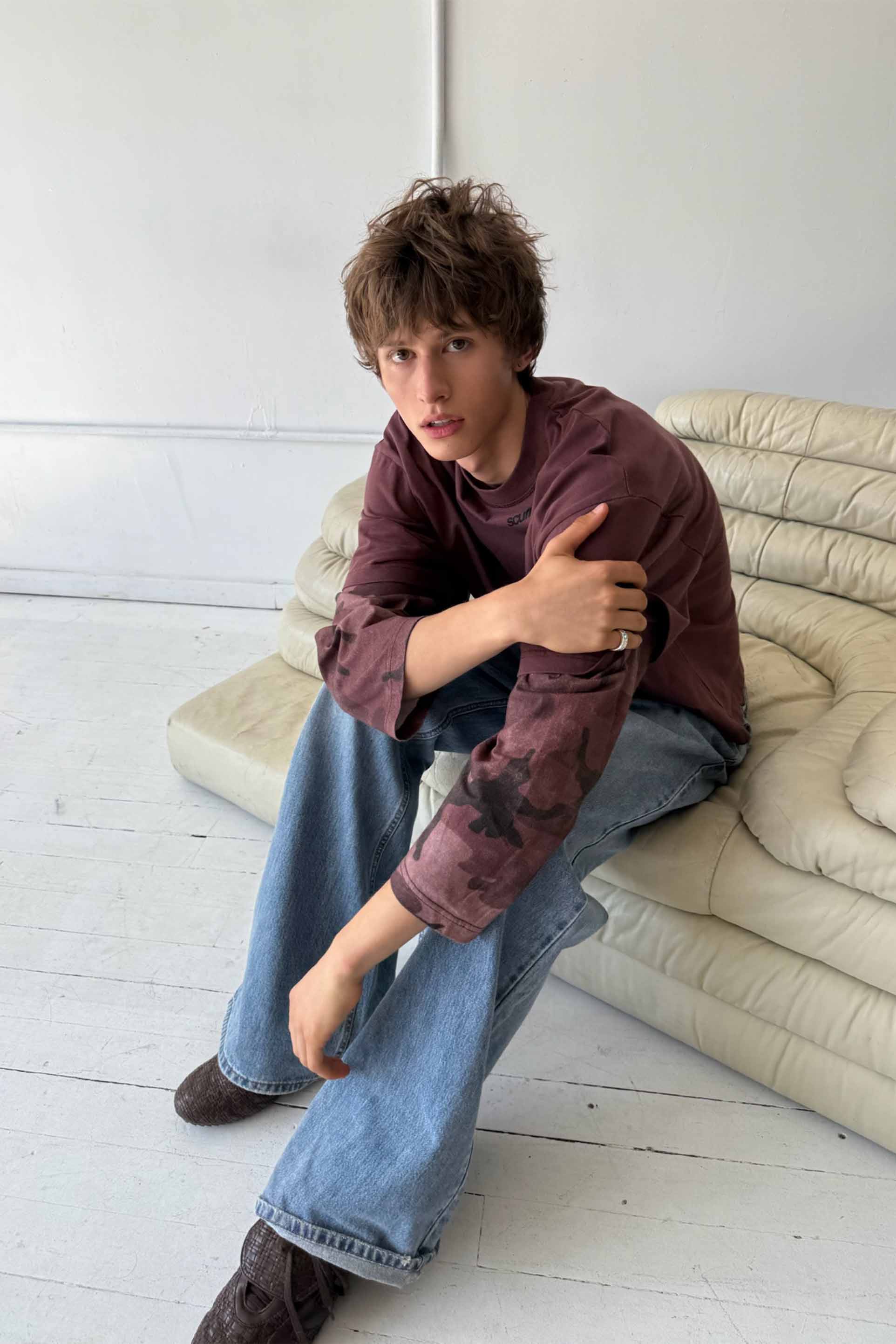 New Kurtis Burgundy Longsleeve