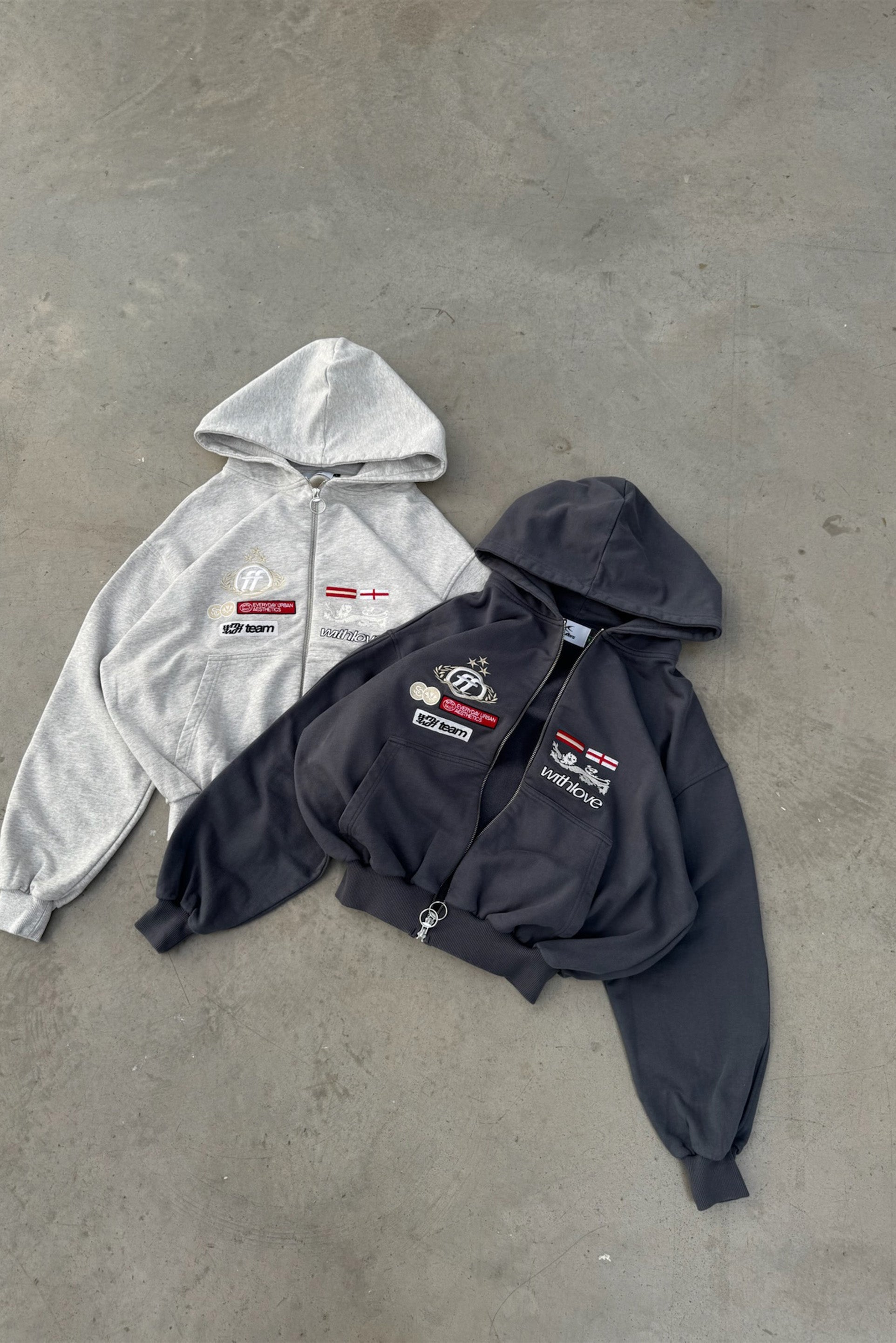 Mayor Dusty Blue Zipper