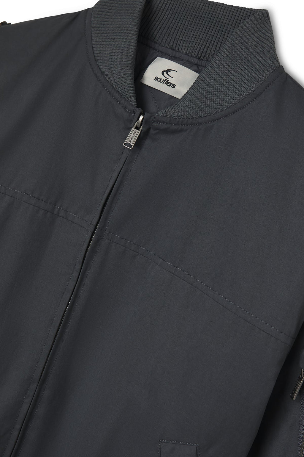 London Dark Grey Bomber Jacket