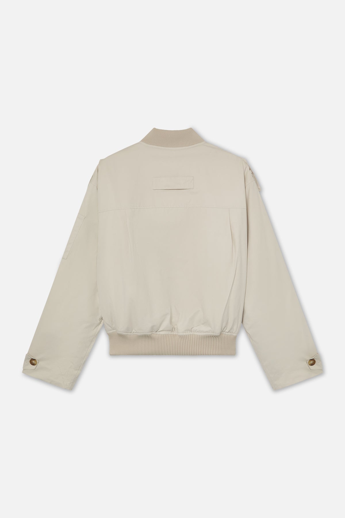 London Ecru Bomber Jacket