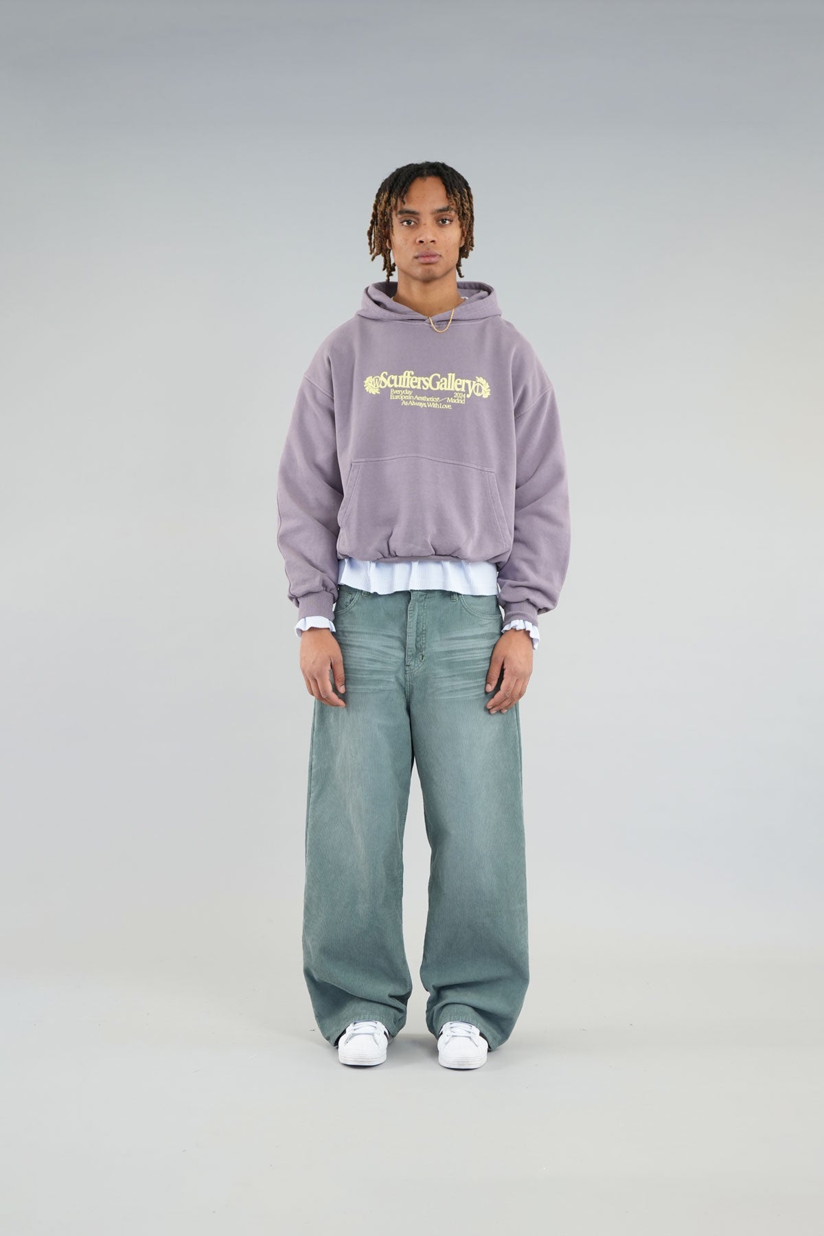 Jumbo Corduroy Grey Pants