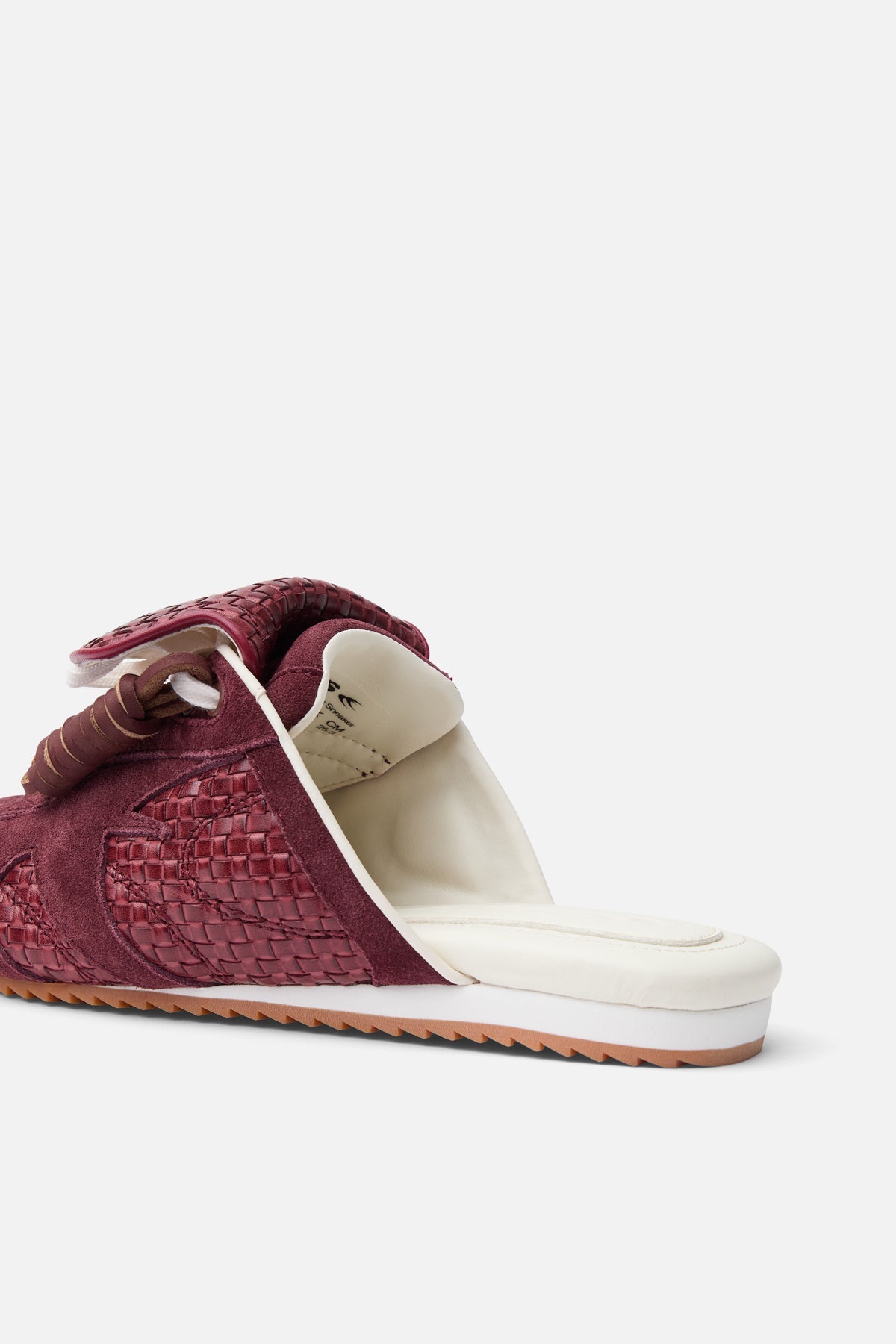 Iconic Mule Red Wine Sneaker