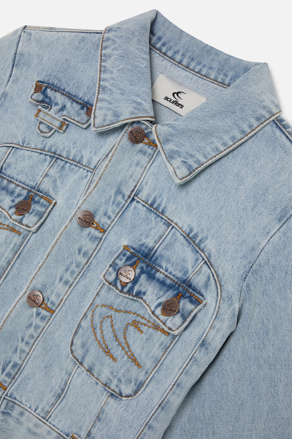 Marine Light Blue Denim Jacket