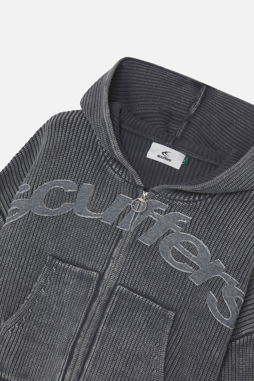 New Light Dark Buzz Knit Zipper