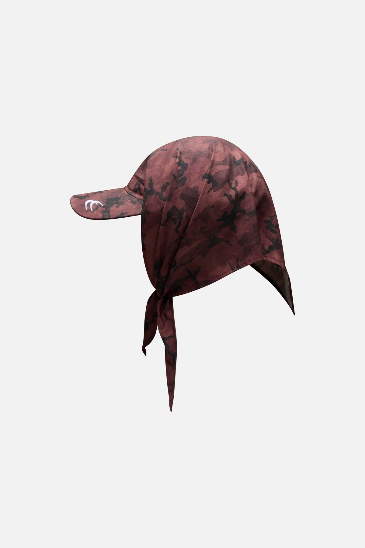 No Burgundy Camo Cap