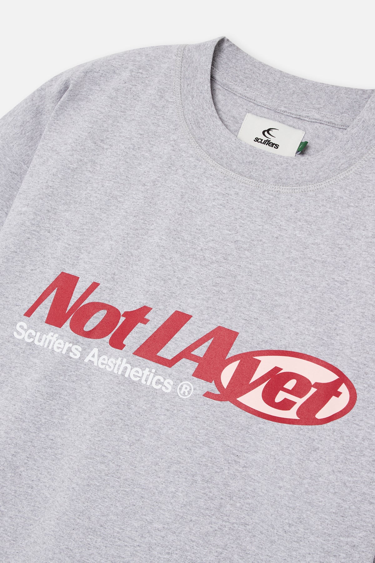 Not LA Yet Grey Melange T-Shirt