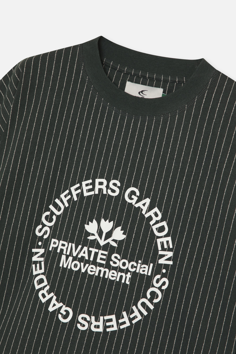 Pinstripe Green T-Shirt