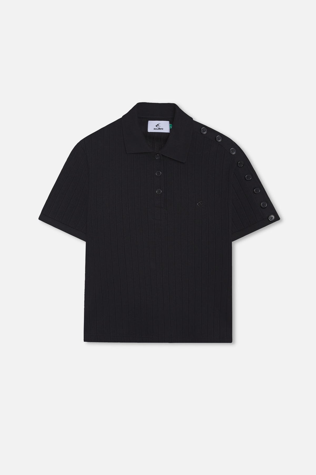 Placket Black Polo