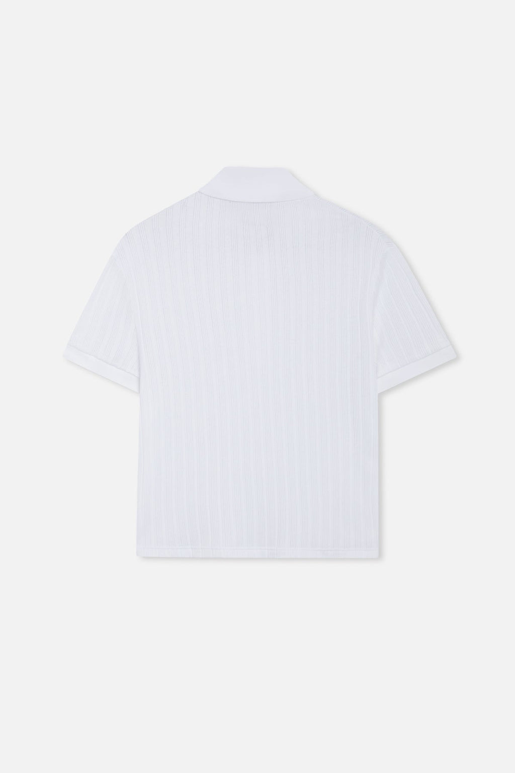Placket White Polo