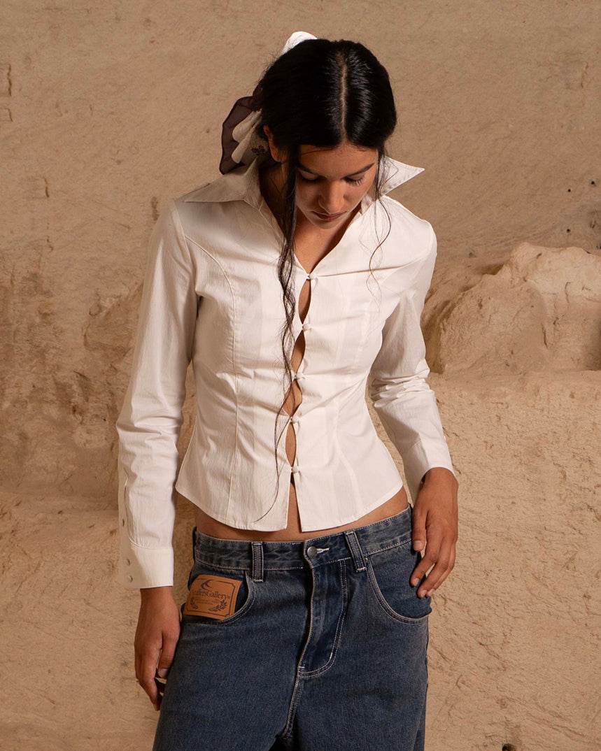 Not For Me White Shirt