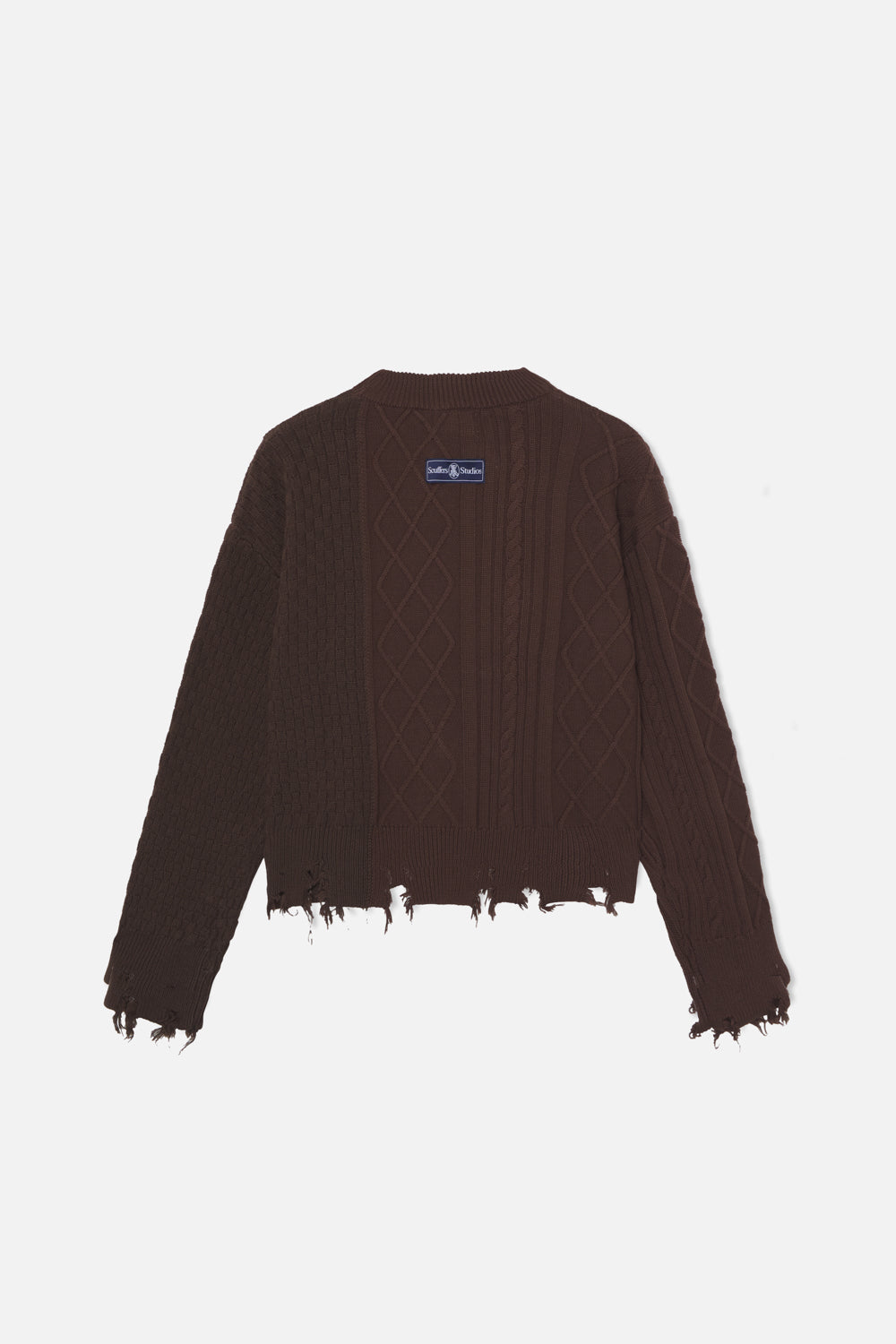 Split Brown Knit