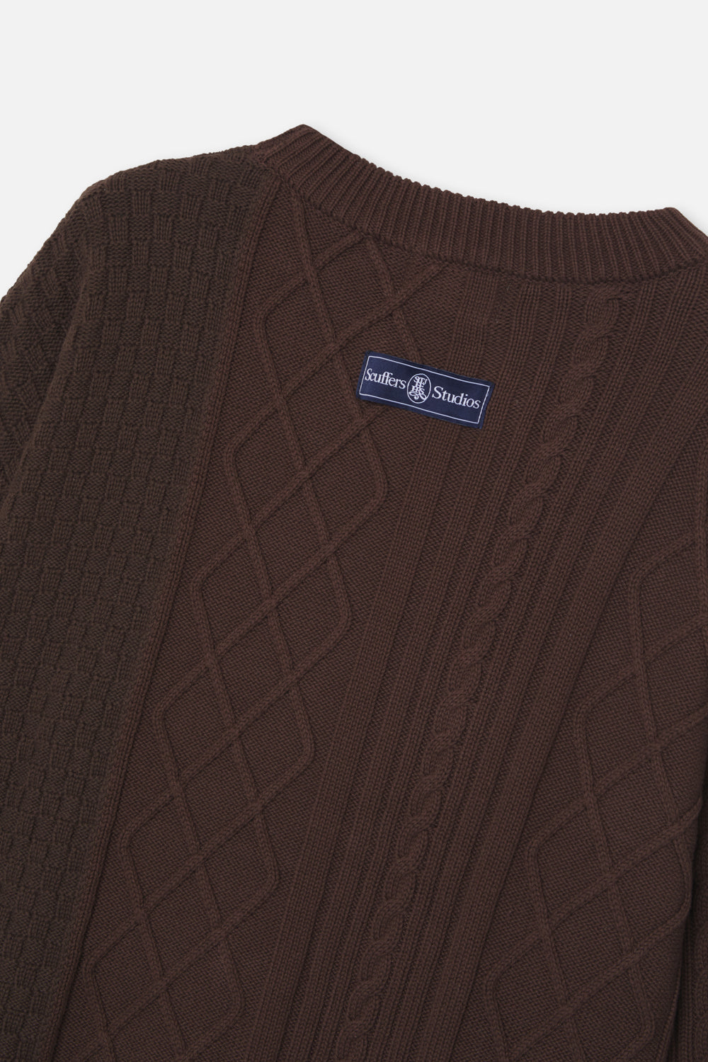 Split Brown Knit