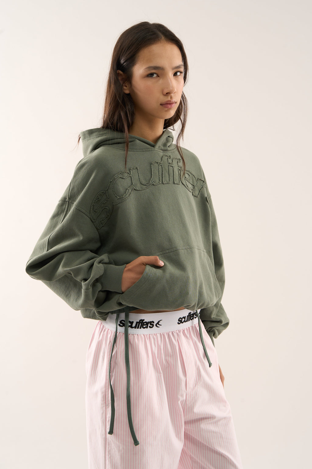 Raw Green Hoodie