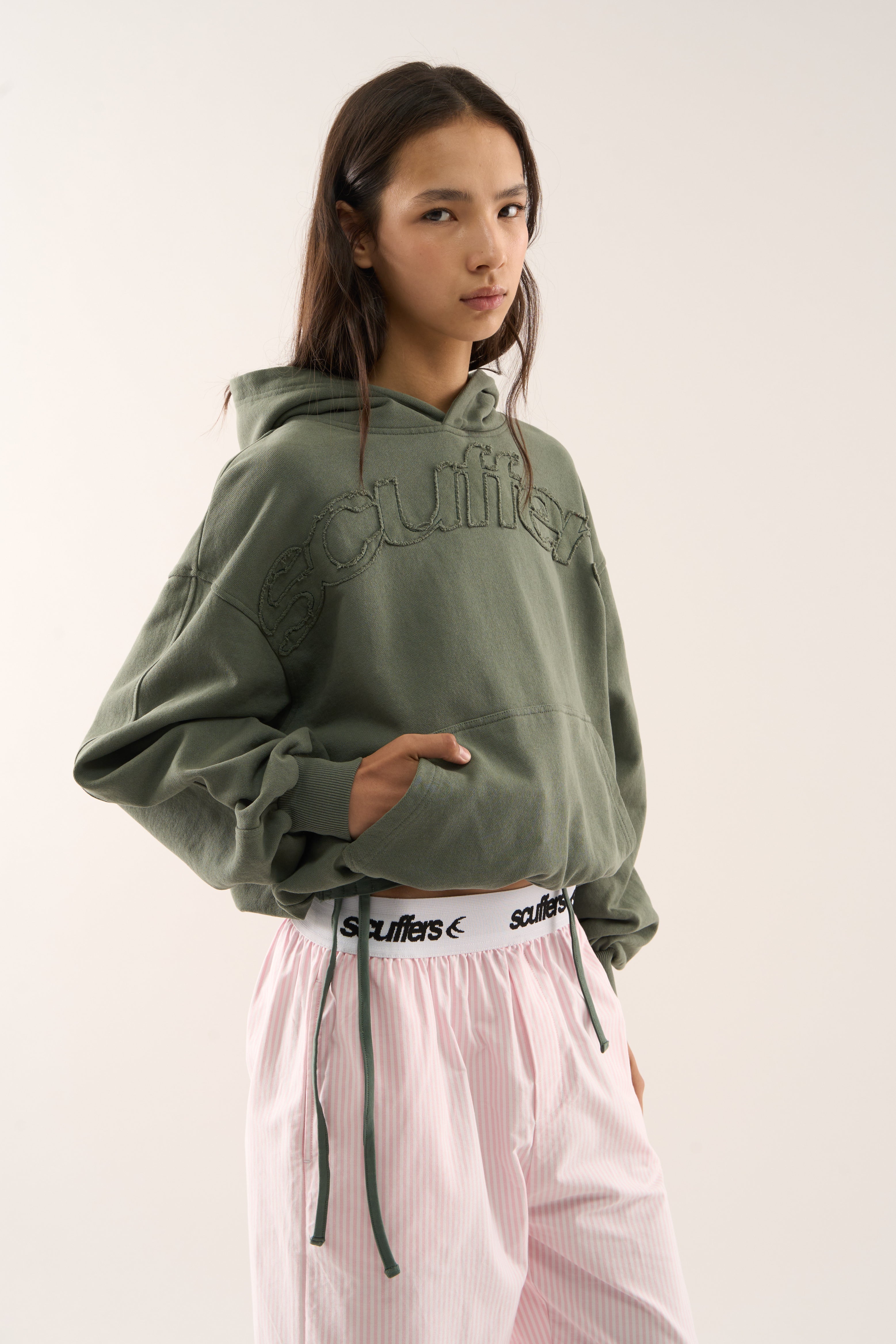 Raw Green Hoodie