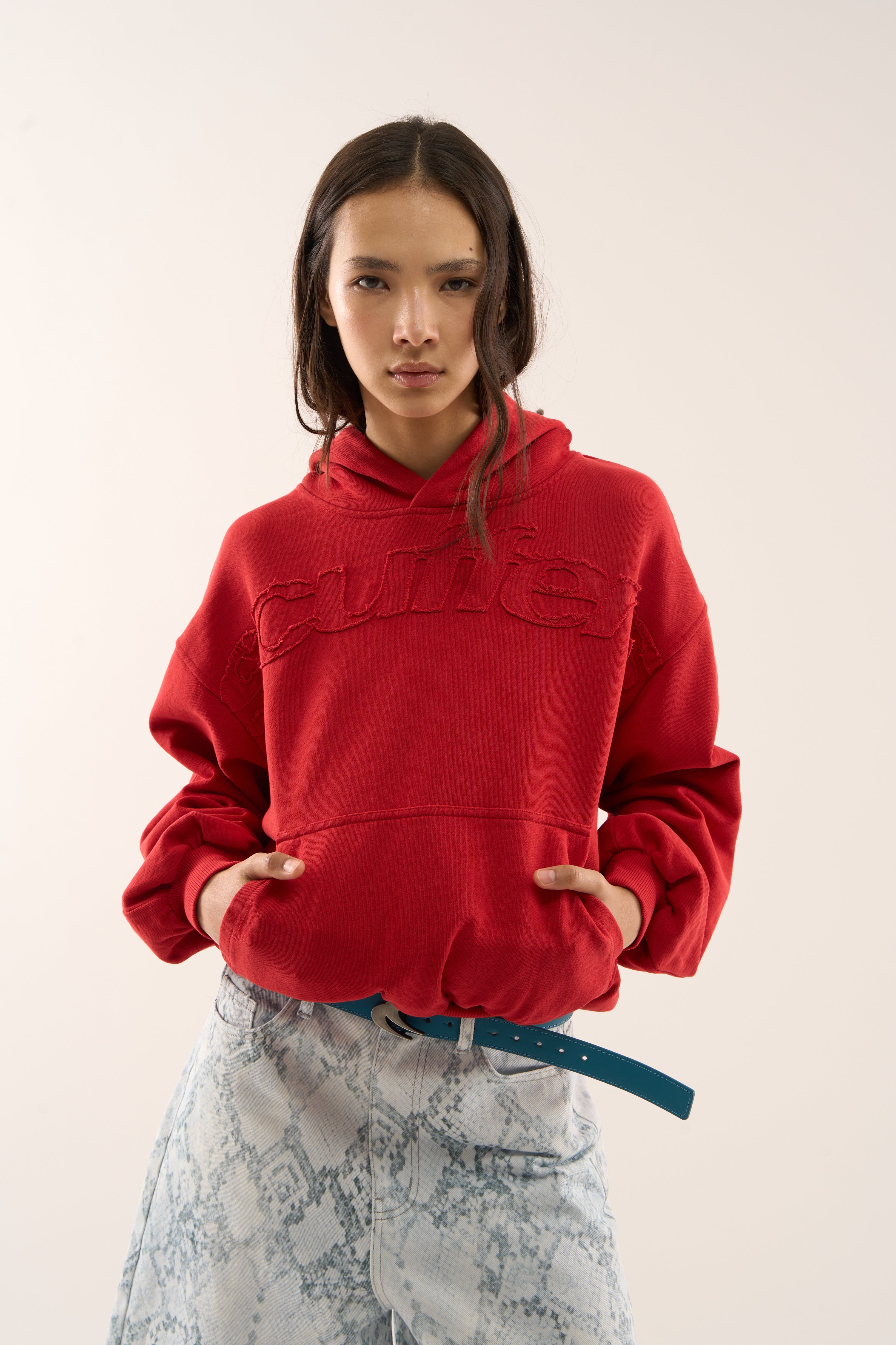Raw Red Hoodie