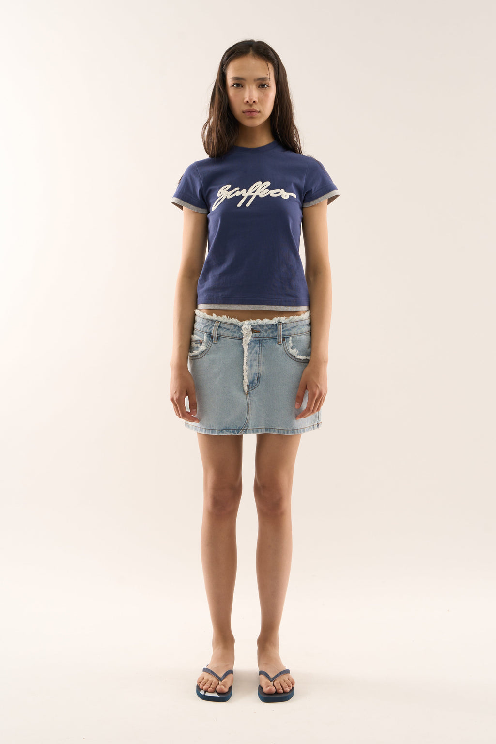 Label Light Blue Denim Skirt