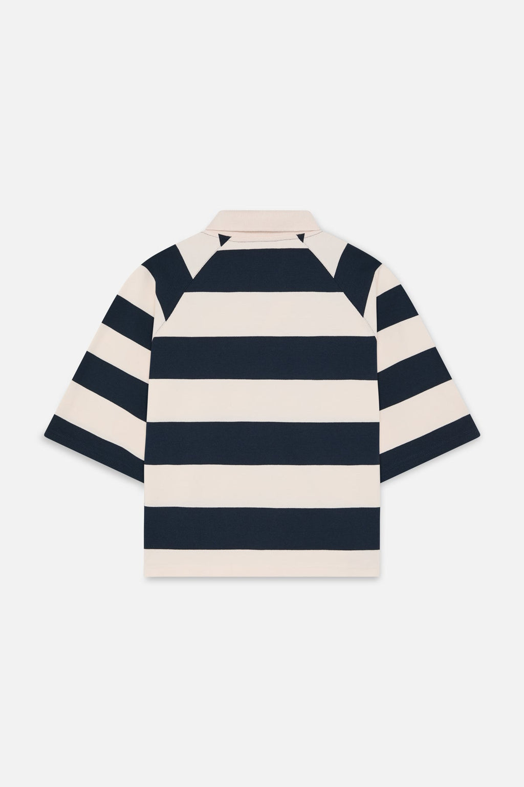 Signature Navy Striped Polo