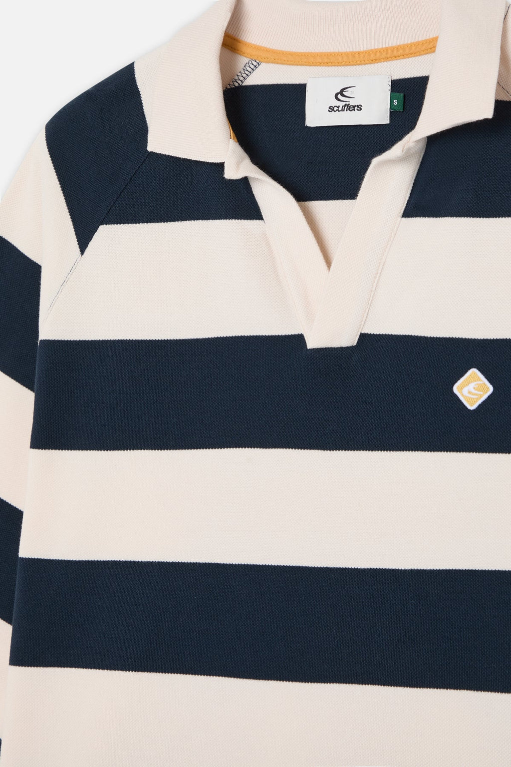 Signature Navy Striped Polo