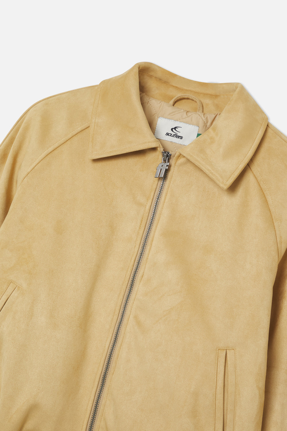 Suede Camel Raw Jacket