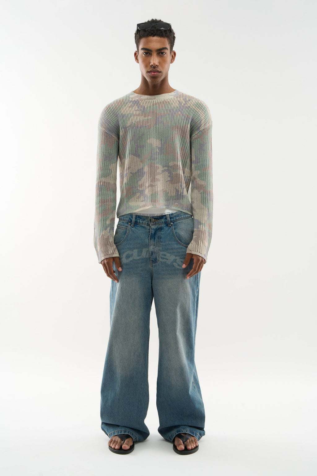 Triple Moon Camo Knit