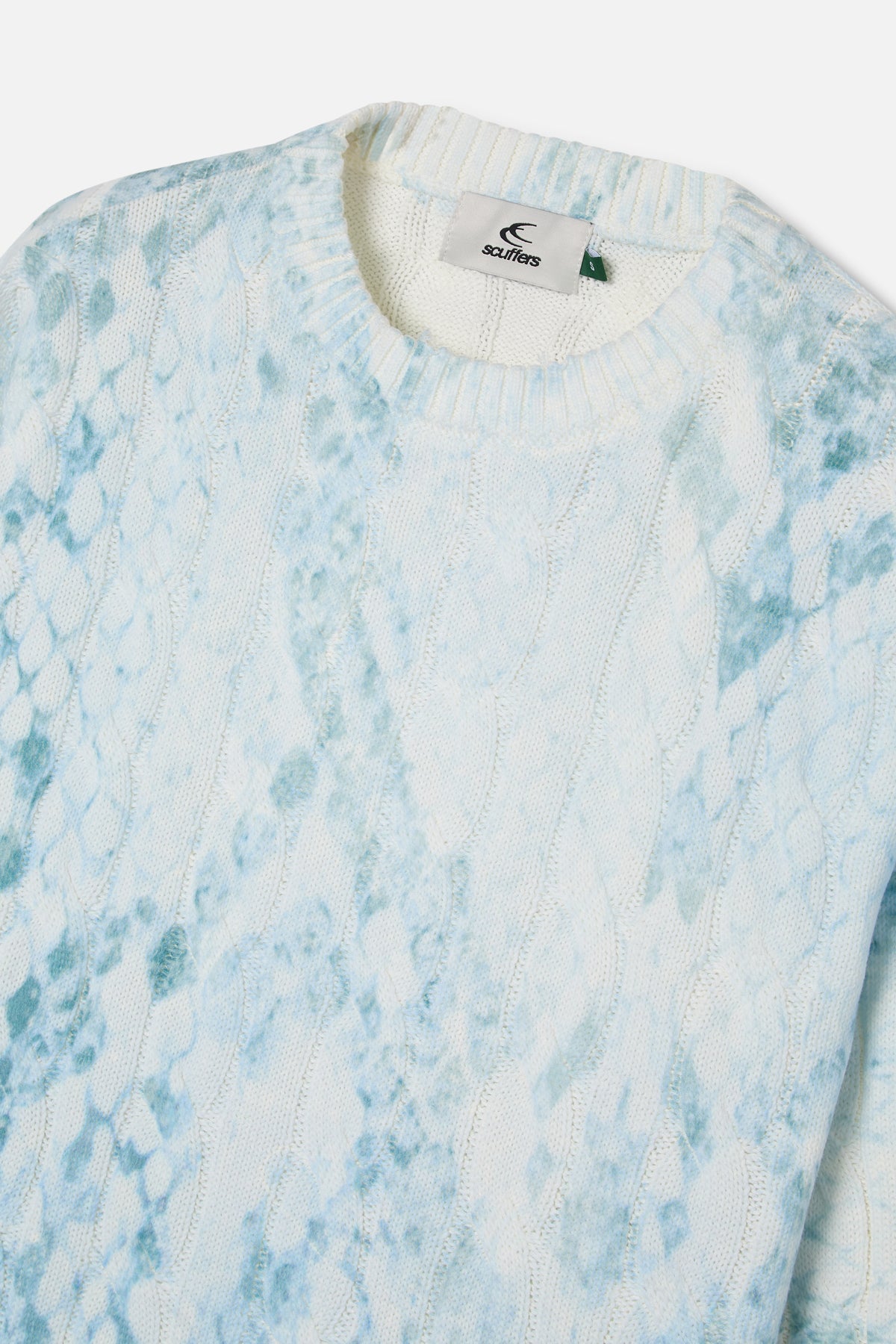 Trench Blue Snake Knit