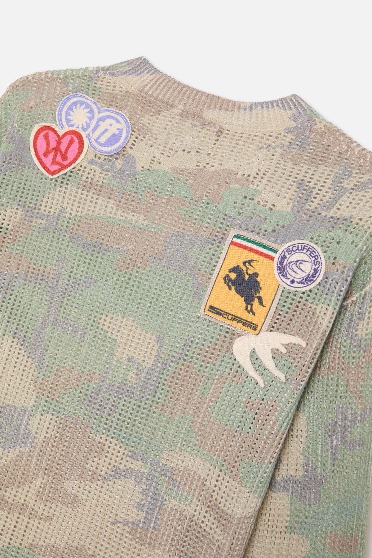 Triple Moon Camo Knit