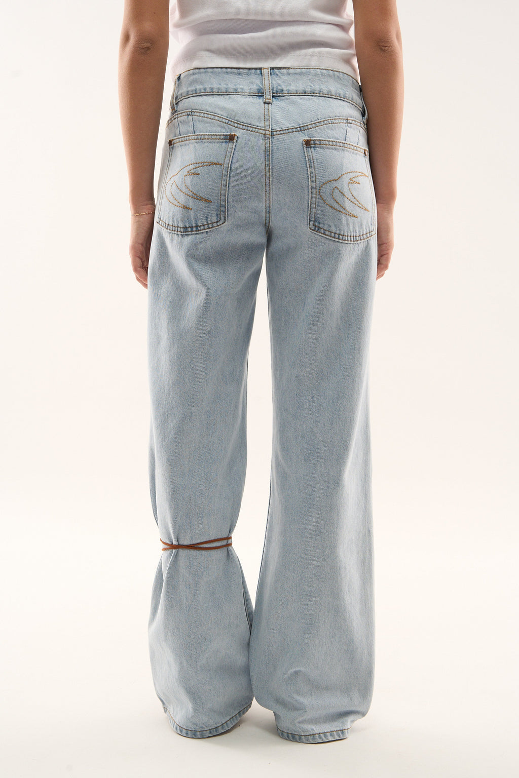 Marine Light Blue Pants