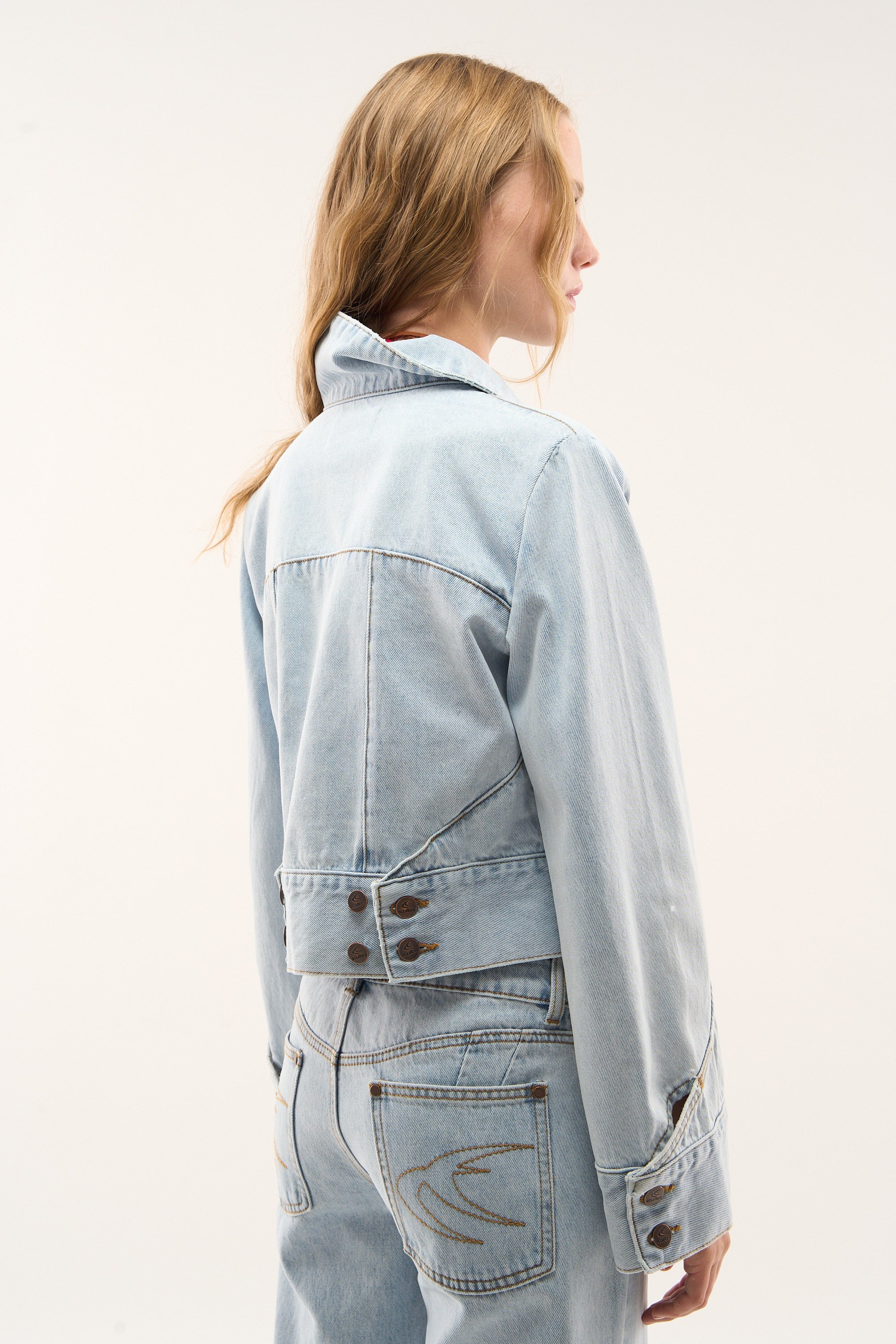 Marine Light Blue Denim Jacket