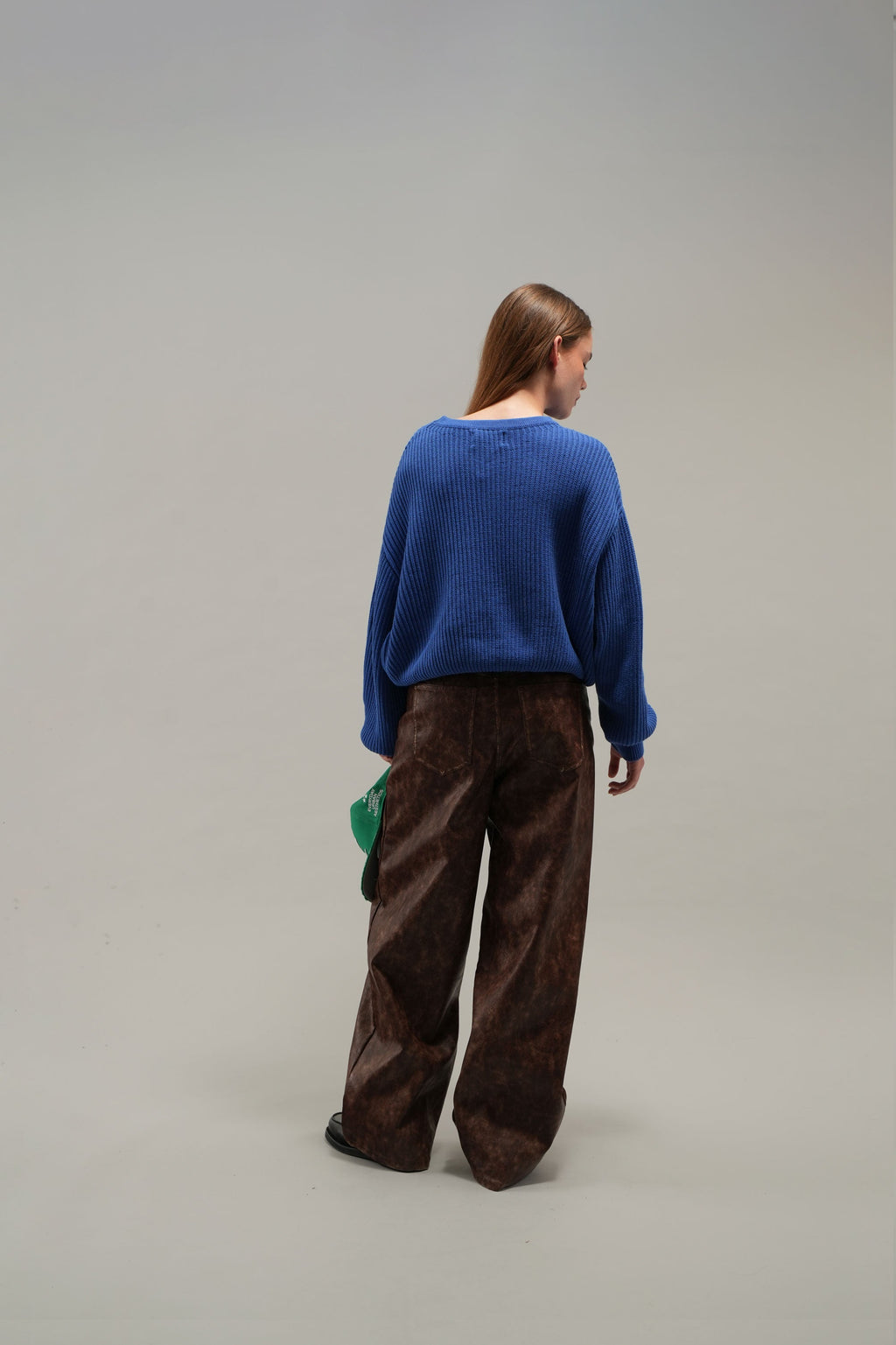 Rose Royal Blue Knit