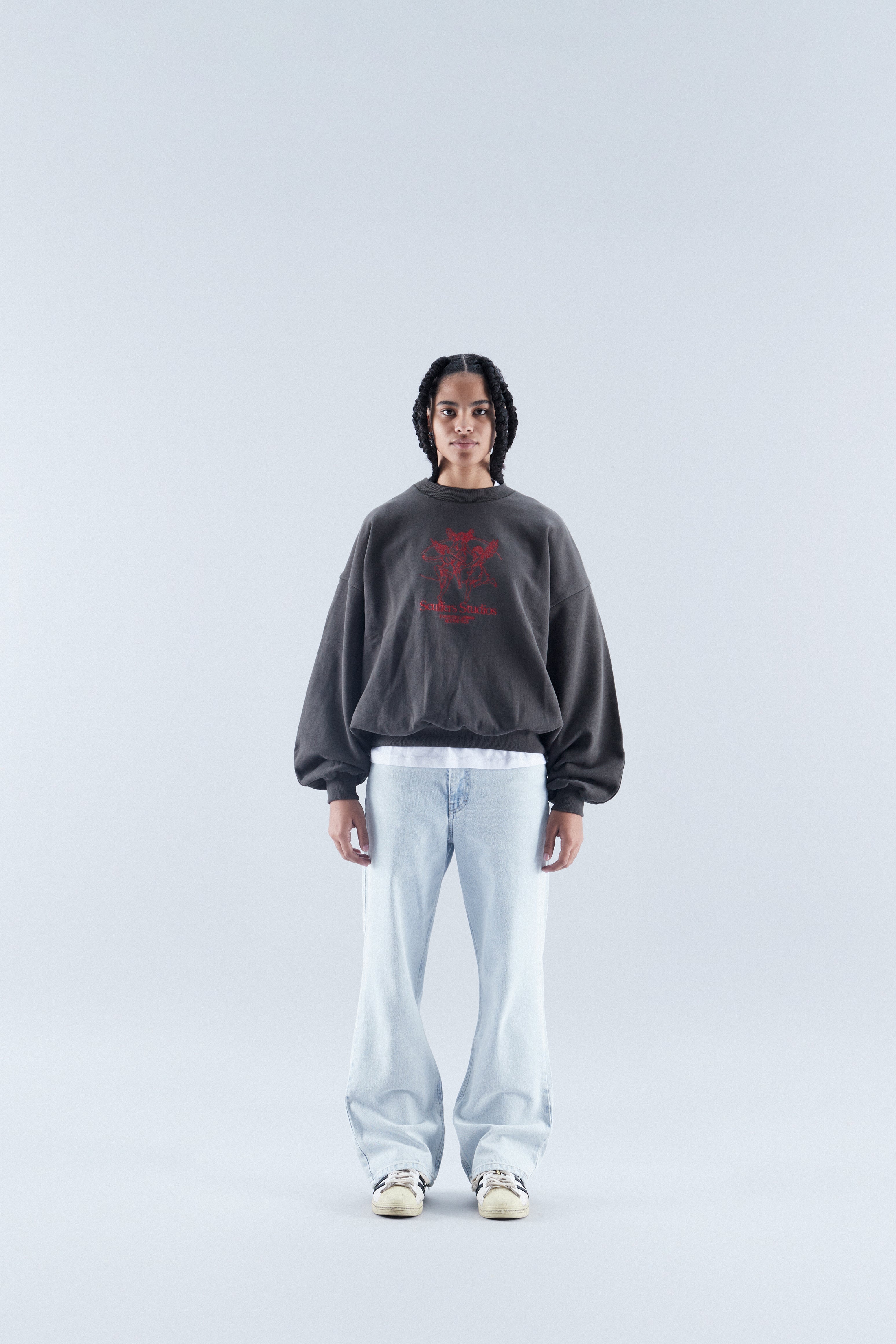 Los Angeles Dark Grey Crewneck
