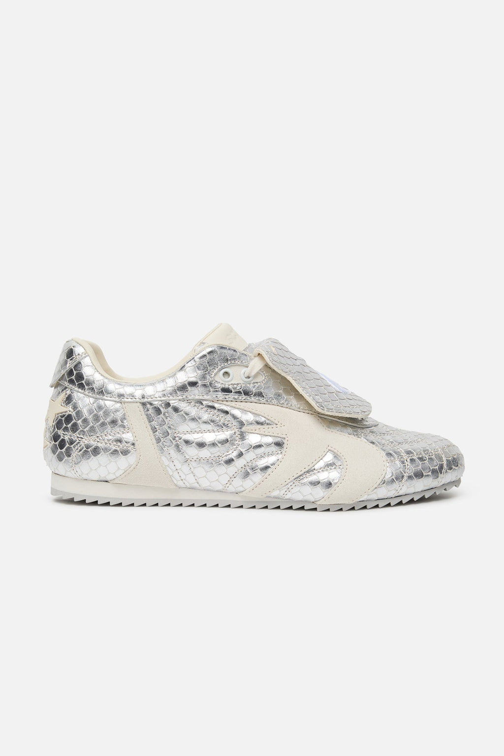 Iconic Silver Sneaker